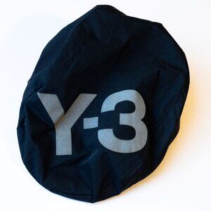 RARE Y-3 Yohji Yamamoto Adidas Adjustable Black Newsboy/Cabbie Cap Size Large
